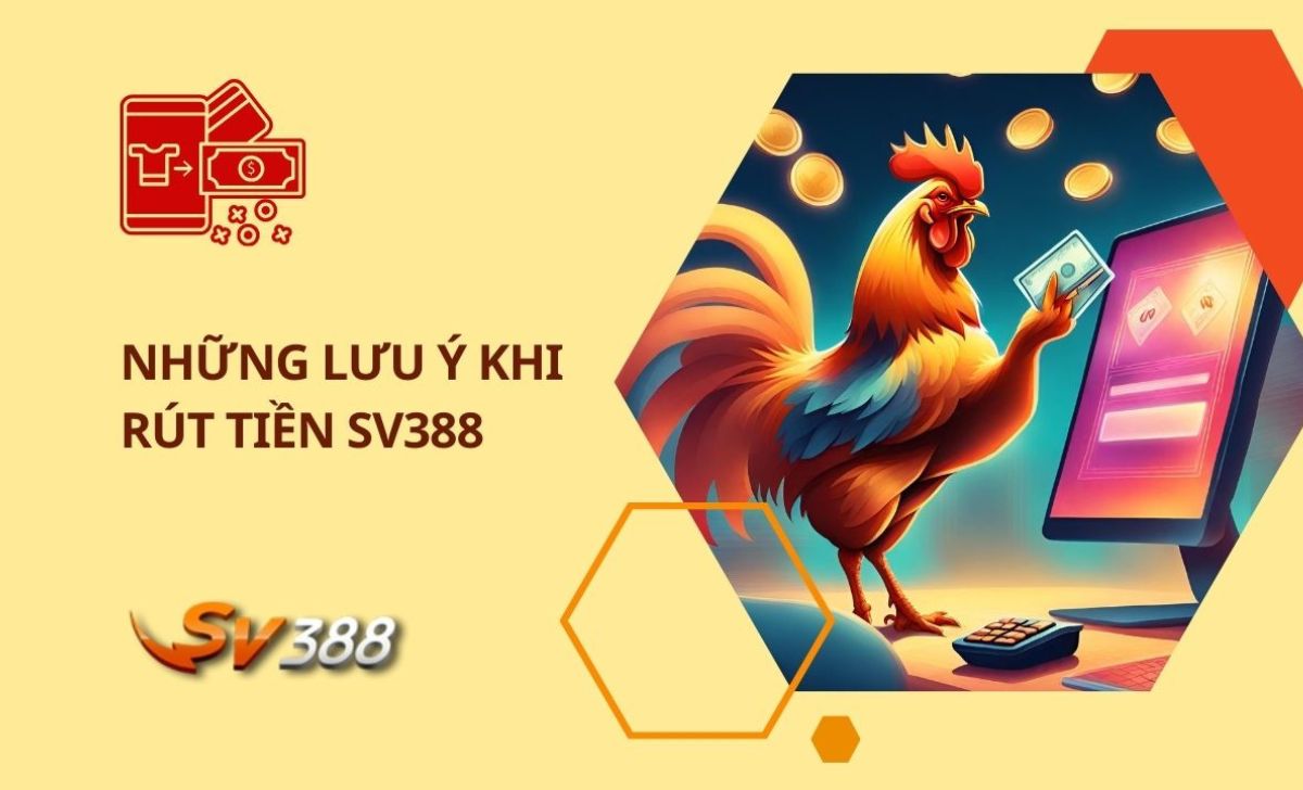 Những lưu ý khi tiến hành rút tiền SV388